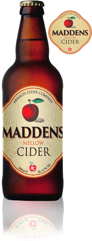 Maddens Mellow Cider - Carsons Crisp Armagh Cider 500ml (338x840), Png Download