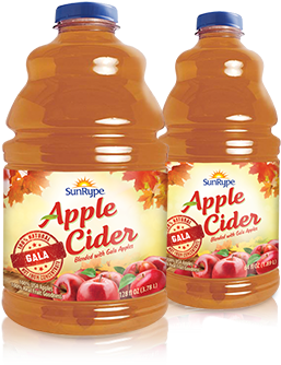 Gala Apple Cider - Sunrype Apple Cider, Honey Crisp - 128 Fl Oz (502x390), Png Download