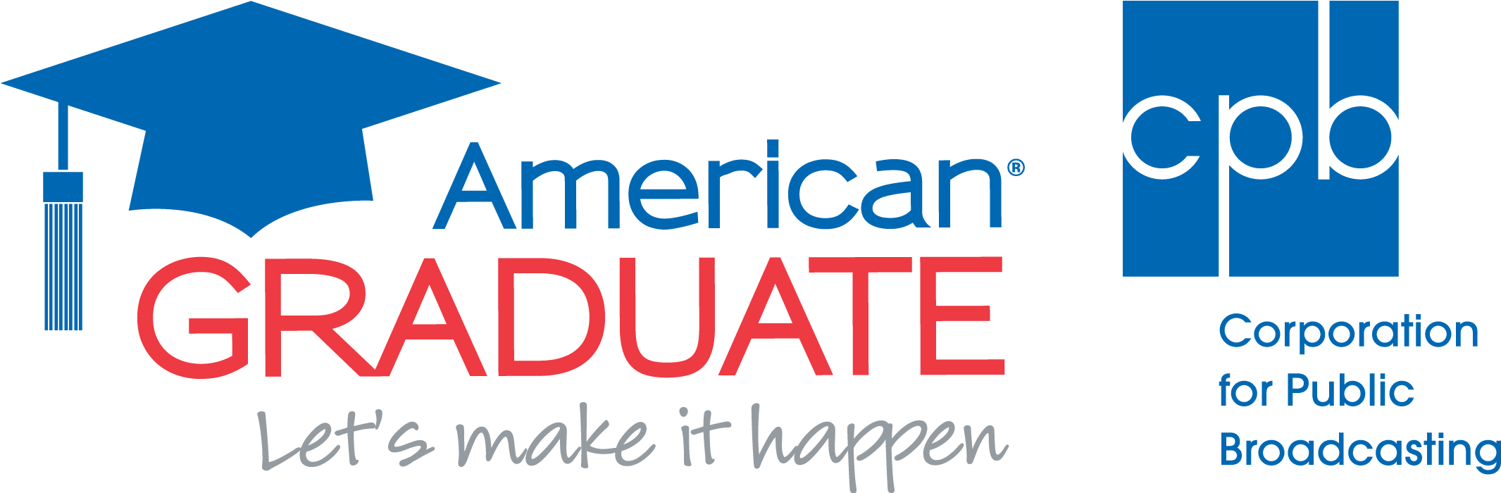 American Graduate Corporation For Public Broadcasting (2173x745), Png Download