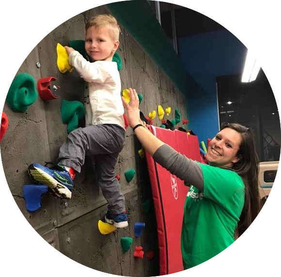 Rock Wall Climbing And Fitness Fun Night - Fun (580x571), Png Download