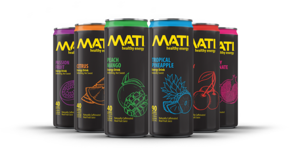 Trial 6 Pack Mati Energy - Mati Energy Drink (600x516), Png Download