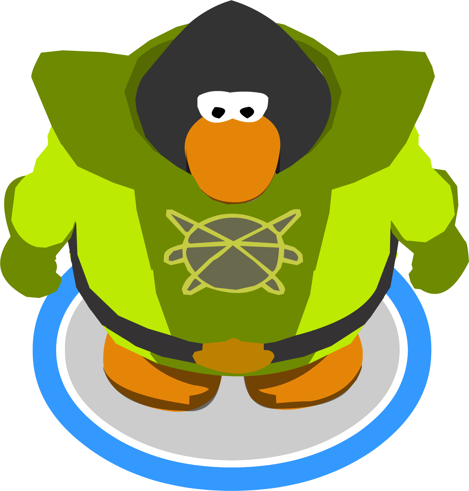 Ooze Suit Ingame - Club Penguin Vuvuzela (1600x1677), Png Download