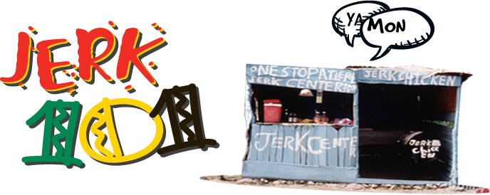 Reggae Music, Blue Mountain Coffee, Exotic Fruits, - Poster: Cohn-orbach's Jerk Chicken Stand, Negril, Jamaica, (688x274), Png Download