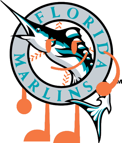 Rc Retro Marlin Fixed - Florida Marlins Logo Png (413x483), Png Download