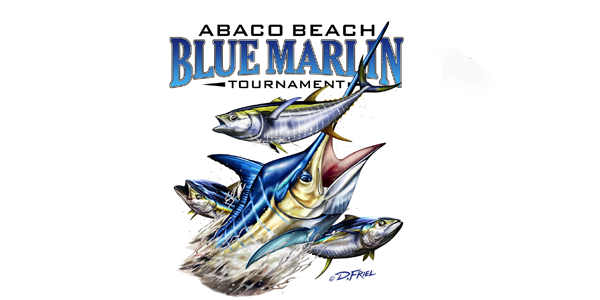 Abaco Beach Blue Marlin International - Blue Marlin Logo (600x300), Png Download