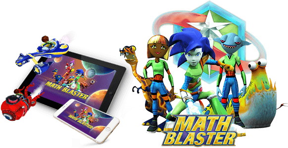 Math Blaster® B-force Blaster - Math Blaster Master The Basics [pc/pc Game] - Box Pack (600x300), Png Download