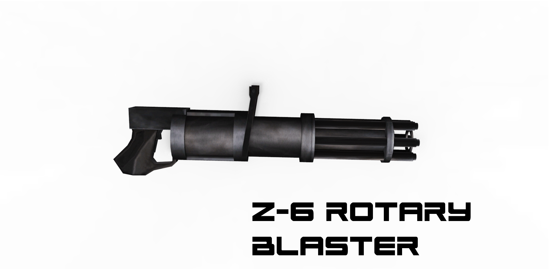 Blaster Cannon - Z 6 Rotary Blaster Cannon Png (1926x942), Png Download