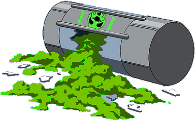 Ooze - Cartoon (385x320), Png Download