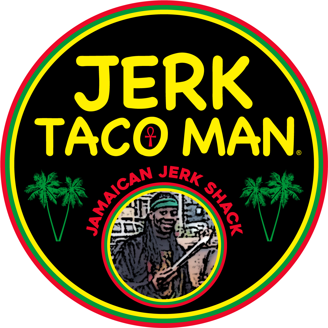 Jerk Taco Man Sign (1395x1395), Png Download