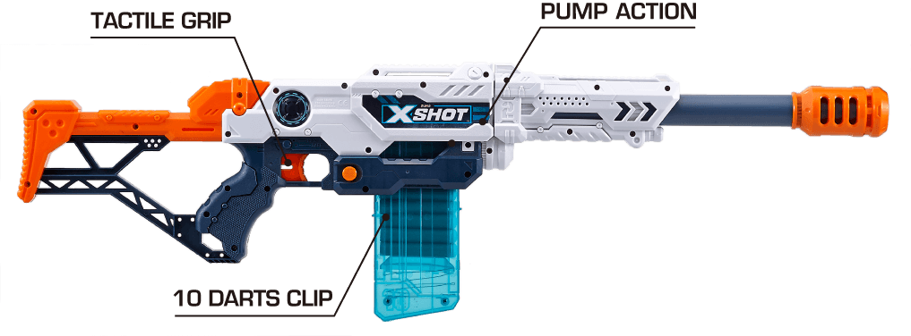 Dart Storage - X Shot Hawkeye (1017x376), Png Download