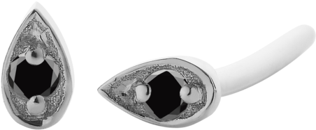 Petal Stud Earrings Small - Earring (1036x1036), Png Download