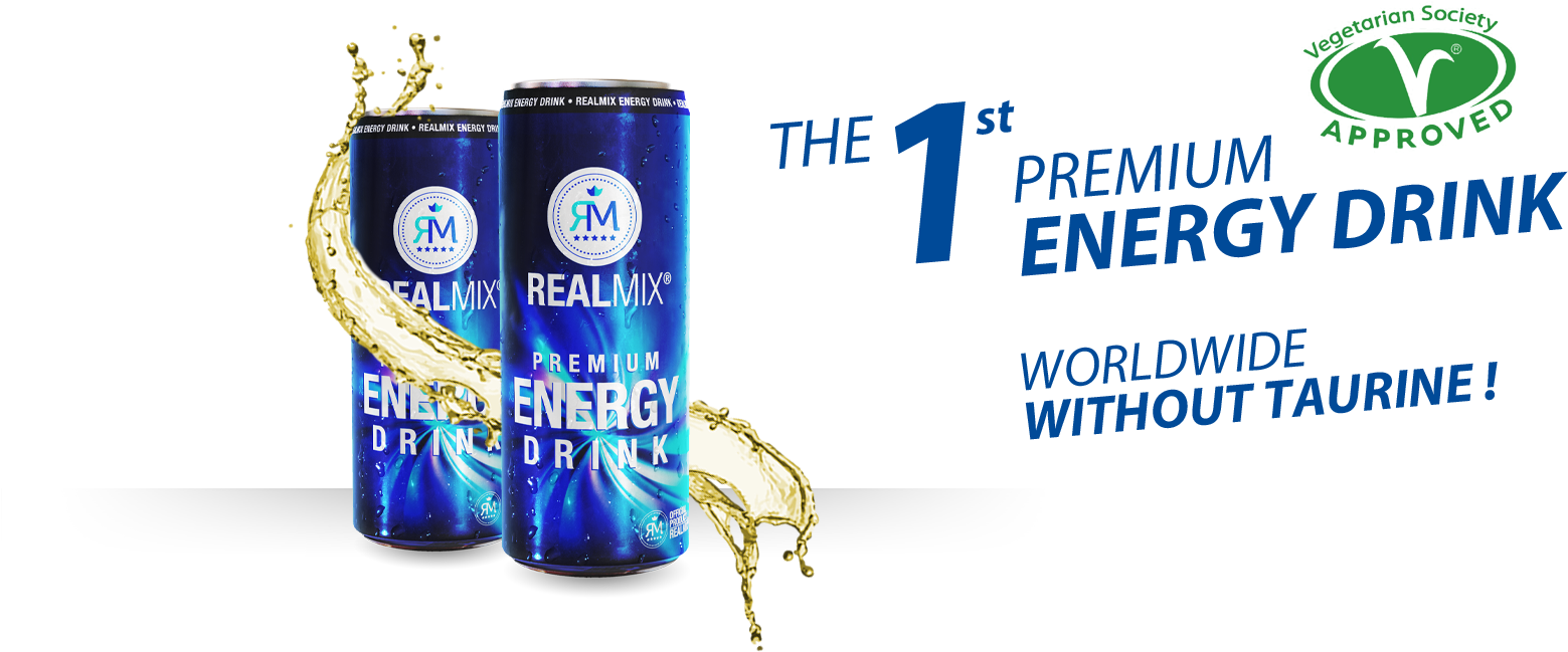 1 - Energy Drink (1603x701), Png Download