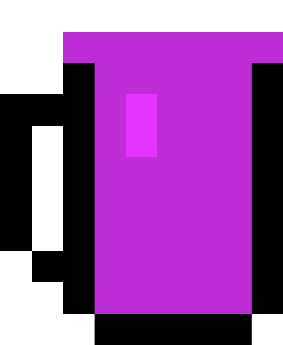 Acai - 8 Bit Art Beer (1400x1400), Png Download