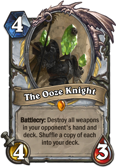 The Ooze Knight - Amara Warden Of Hope Hearthstone (400x569), Png Download