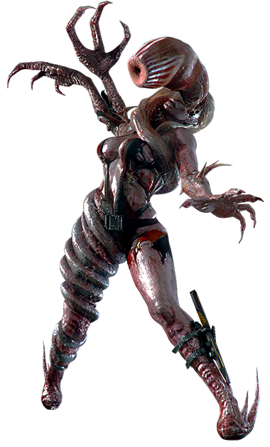 Rachael Ooze - Resident Evil Revelations Ooze Rachel (500x630), Png Download