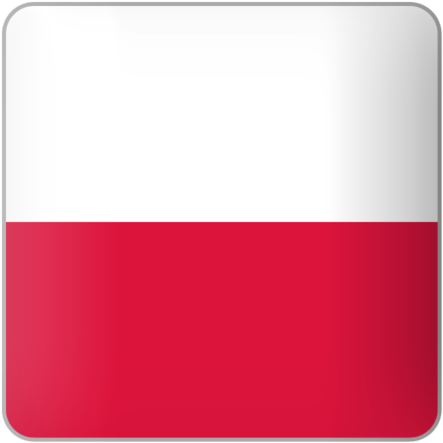 Poland Square Flag Png (640x480), Png Download