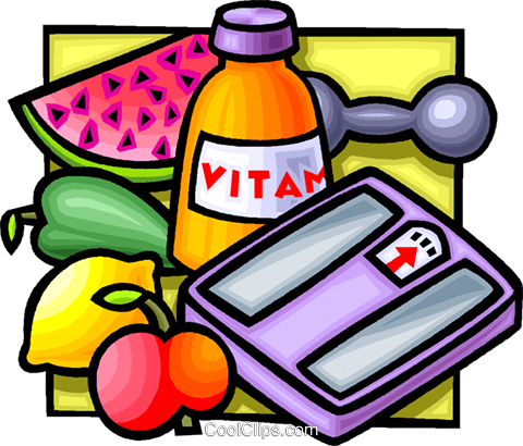 Health Foods And Vitamins Royalty Free Vector Clip - Health Class Clip Art (480x410), Png Download