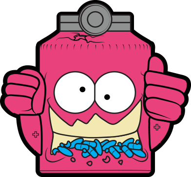 Vile-vitamins - Grossery Gang Vile Vitamins (392x363), Png Download