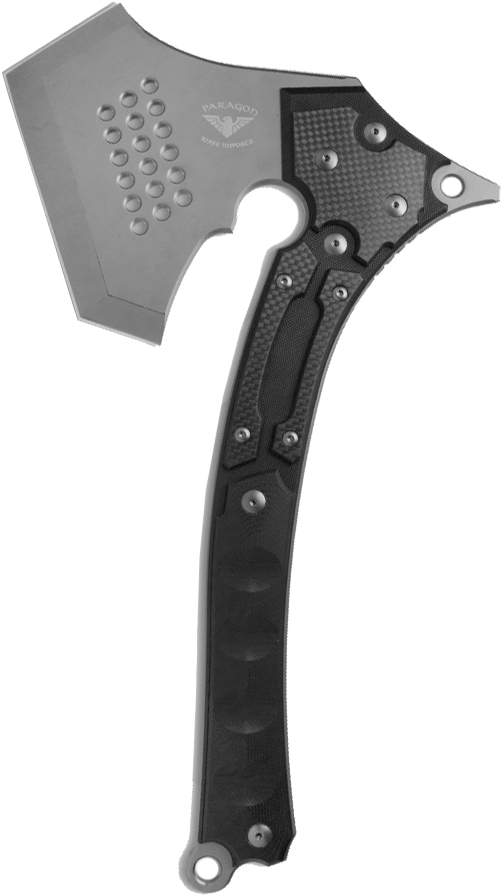 Asheville Steel Paragon War Party Tactical Tomahawk - Knife (548x975), Png Download