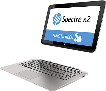 Hp Spectre 13t-h200 X2 Pc - Hp Spectre X2 Pro (513x385), Png Download