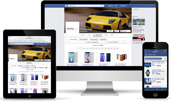Etsy Items Facebook App - Responsive Web Design Menu (600x371), Png Download