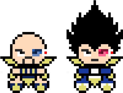Vegeta And Nappa - Nappa (550x390), Png Download