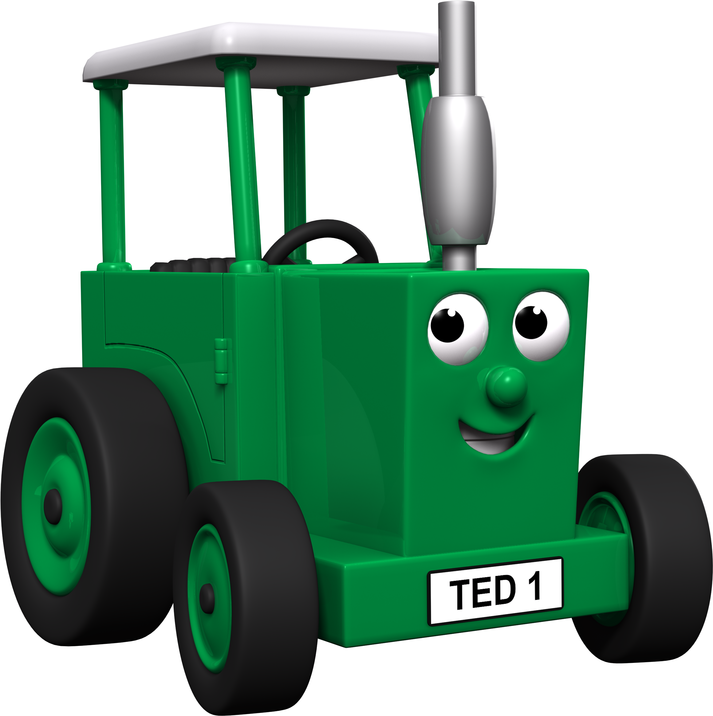 Tractor Ted (3500x2625), Png Download