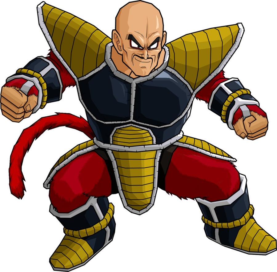 Image - Dragon Ball Nappa Super Saiyan (900x881), Png Download