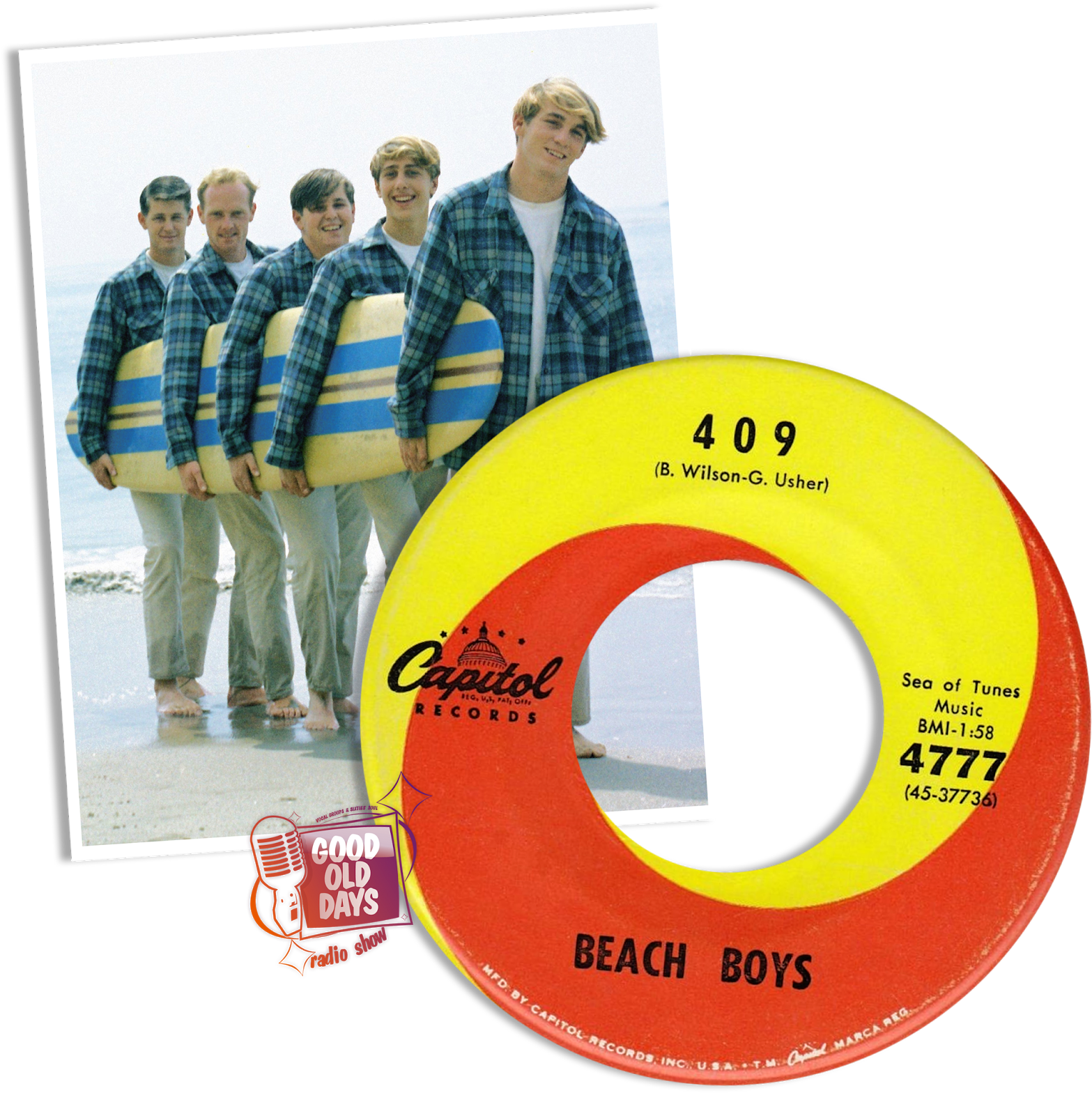 Original Beach Boys (1600x1600), Png Download