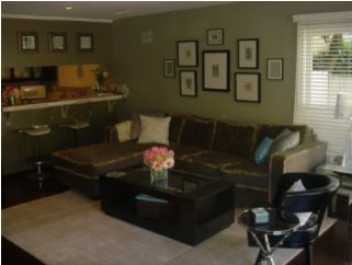 Fabulous Hollywood Hills Home Surrounded By Lush Mountains - Interior Design (800x533), Png Download