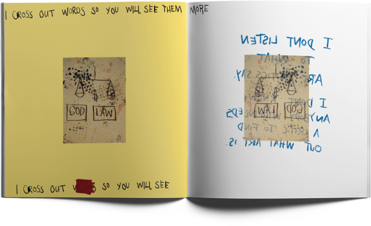 Basquiat Spread 3 No Background (730x445), Png Download