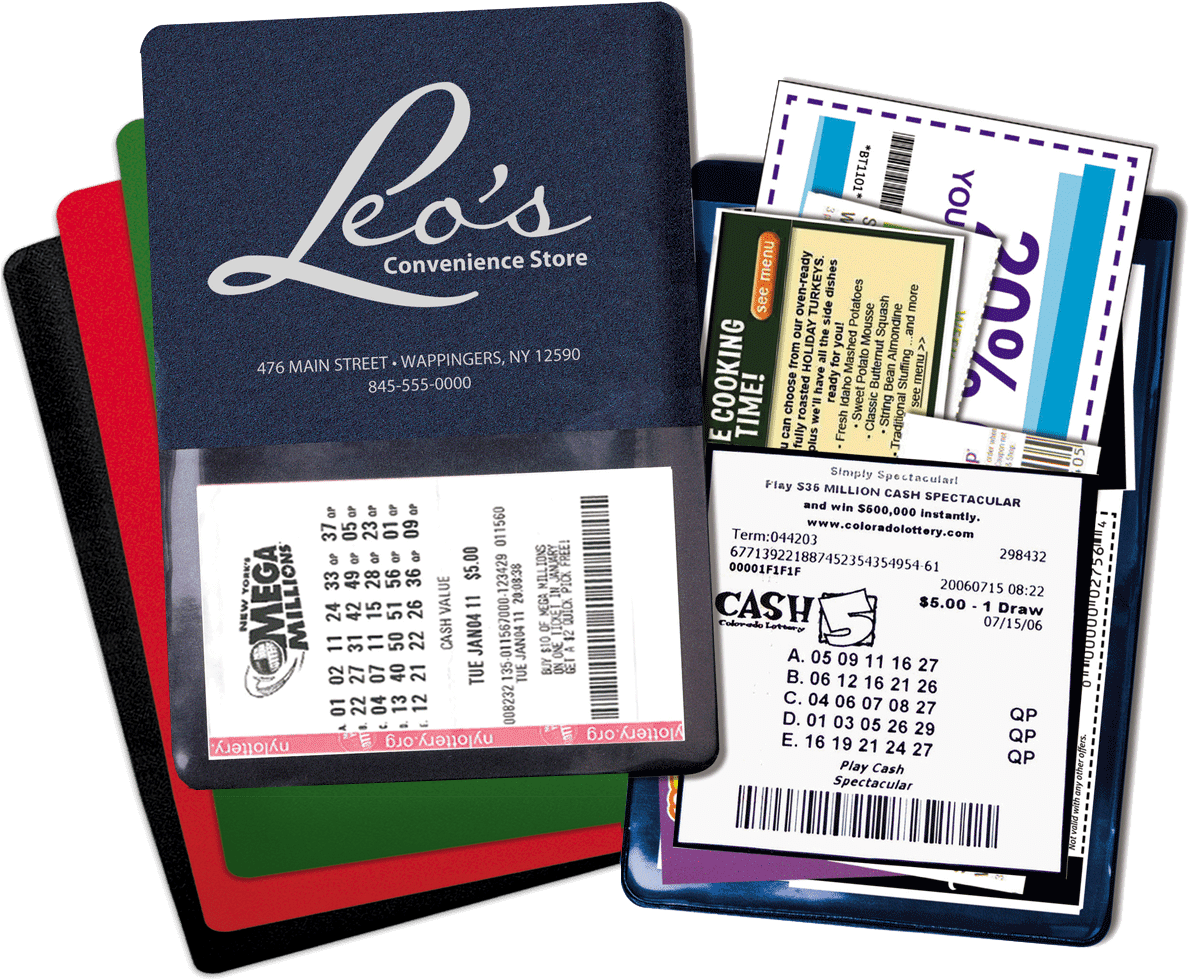 Picture Of Branded Lottery Ticket/coupon Holder - Lottery (1200x1200), Png Download