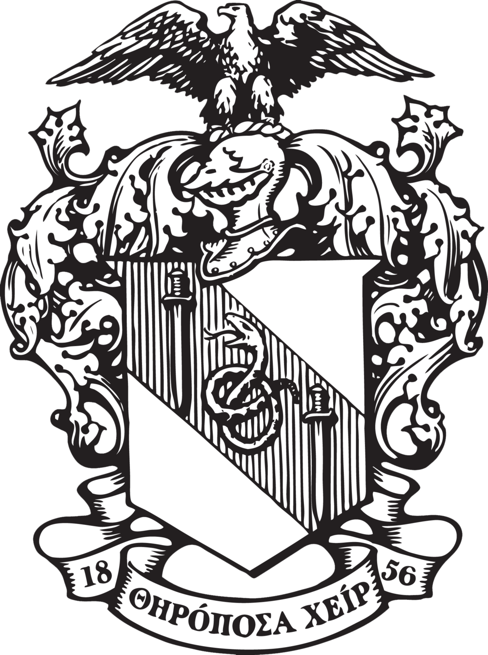 Formal Invitation To Follow - Theta Chi Fraternity Crest (1000x1340), Png Download