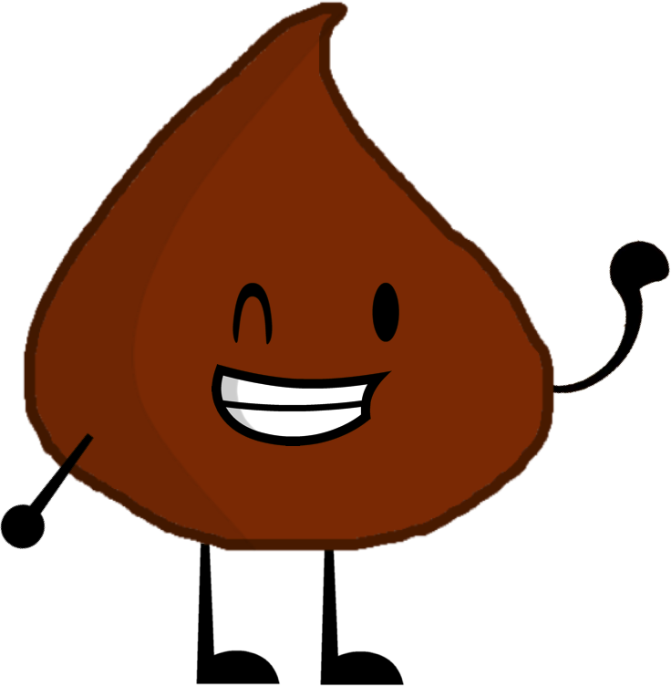 Hershey's Kiss Pose - Hershey Kiss Cartoon (736x752), Png Download