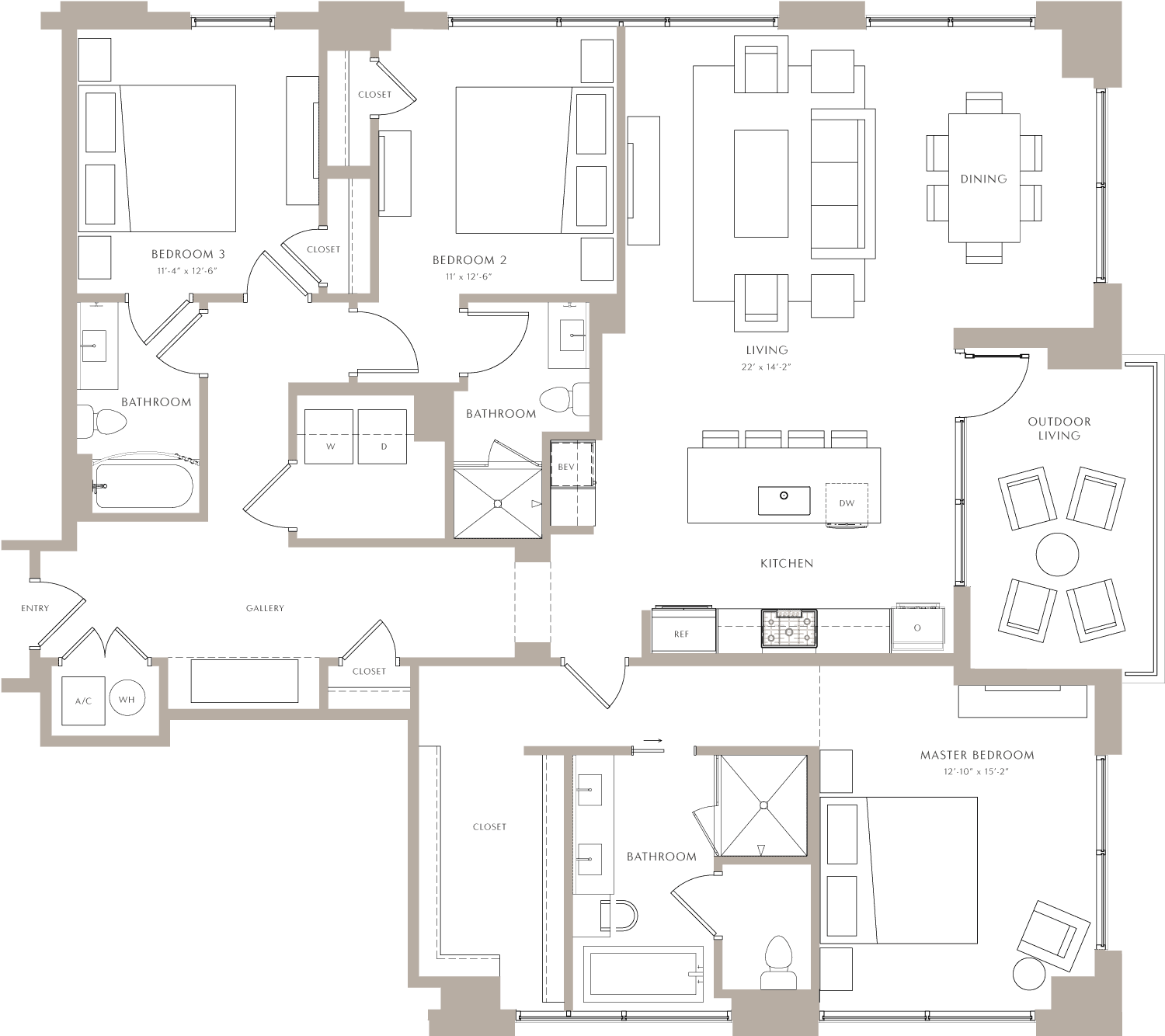 Dogwood Iii T9 - Floor Plan (1600x1333), Png Download