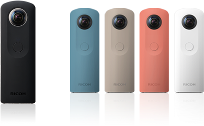 A New Camera Was Trending Today Which Supports The - Camera 360 Ricoh Theta (640x258), Png Download