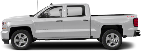 New 2018 Chevrolet Silverado 1500 Custom - 2018 Dodge Ram 1500 Side (640x480), Png Download