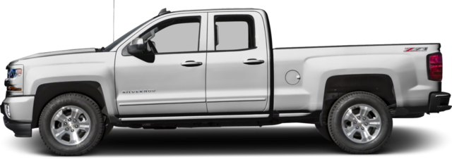 Lt W/1lt 2018 Chevrolet Silverado 1500 Truck Lt W/1lt - Ext Cab 2018 Silverado Extended Cab (640x226), Png Download