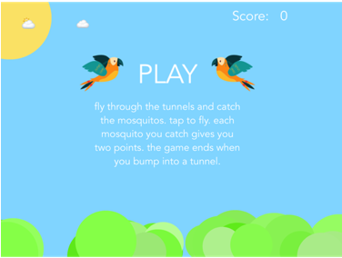 Flappy Bird By Xman0417 - Whistler Blackcomb (375x375), Png Download