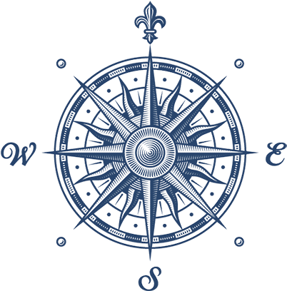 Compass - Old Compass Rose Vector (555x555), Png Download