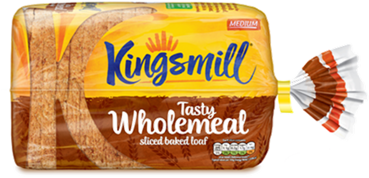 Tasty Wholemeal - Kingsmill Soft White Bread (861x598), Png Download