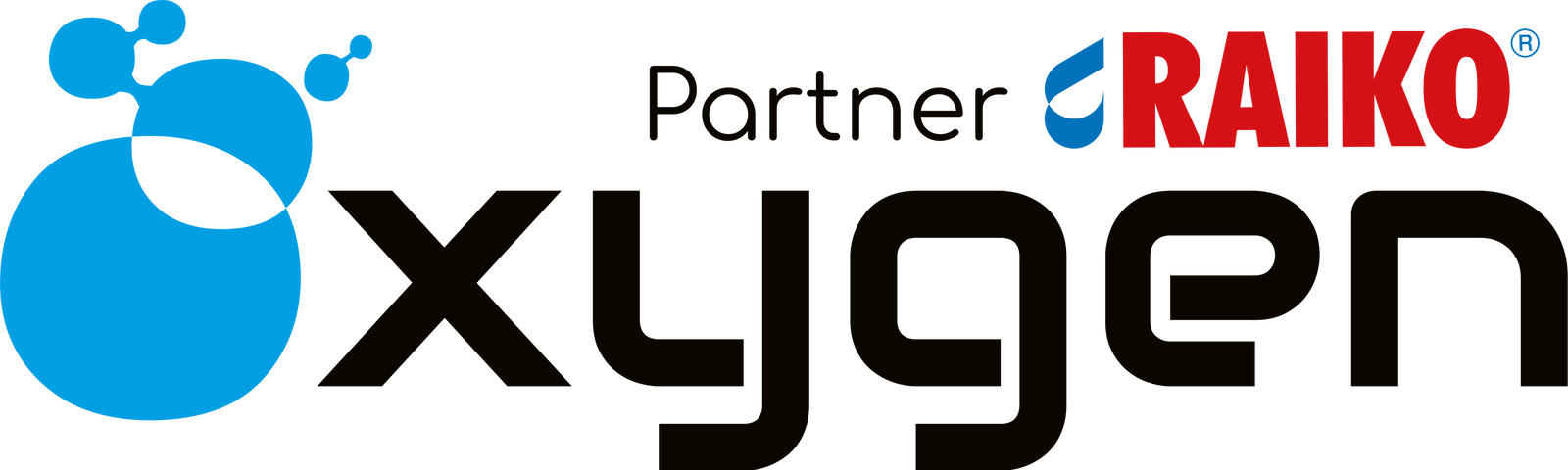 Raiko Oxygen Partner - Logo (1600x480), Png Download
