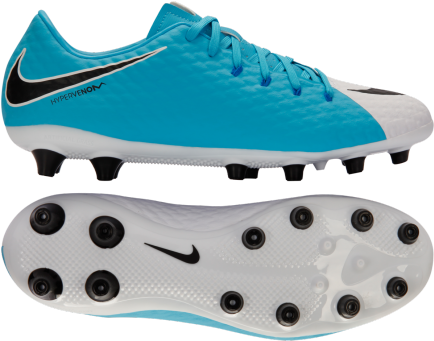 Nike Hypervenom Phelon 3 Ag Pro Motion Blur White/black - Nike Tiempo Genio Ii Leather Ag-pro Artificial-grass (435x435), Png Download