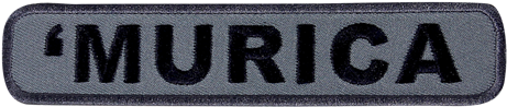 List Price - $5 - - 'murica America Tactical Morale Patch Name Tape By (500x500), Png Download