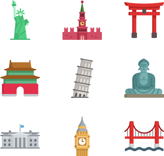 Landmarks & Monuments - Monument (600x564), Png Download