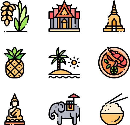 Thailand - Thailand Icon (600x564), Png Download
