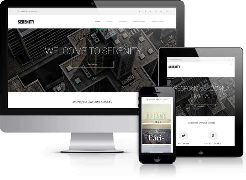 Modern White Website Templates (800x600), Png Download