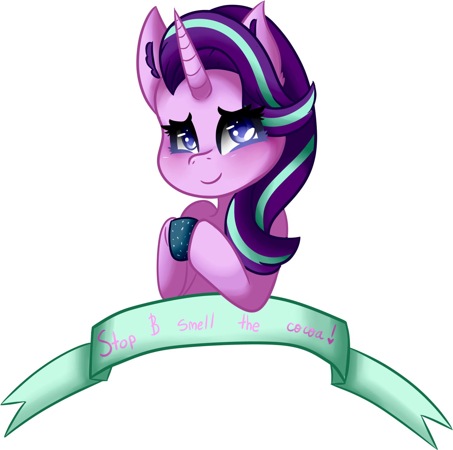 1757032 Safe Artist Colon Mocaangel Starlight Glimmer (1735x1686), Png Download