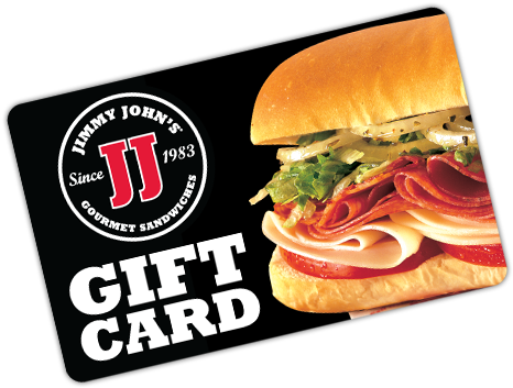 Jimmy Johns Gift Card - Jimmy Johns Sandwich Blogs (470x360), Png Download