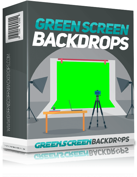 Green Screen Backdrops Review - Graphic Design (500x615), Png Download
